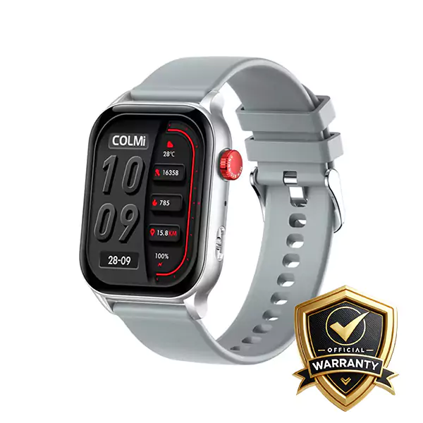 COLMI P78 Bluetooth Calling SmartWatch, Silver