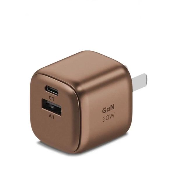 MOMAX 30w 1-Charge 2-Port GaN Charger