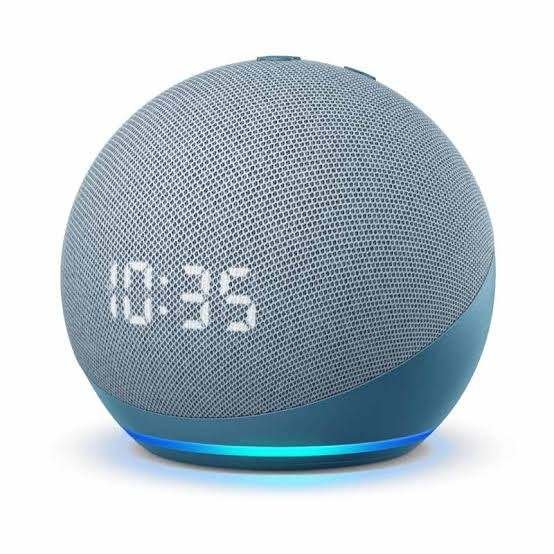 Amazon Echo Dot 4th Gen Clock Edition Smart Speaker
