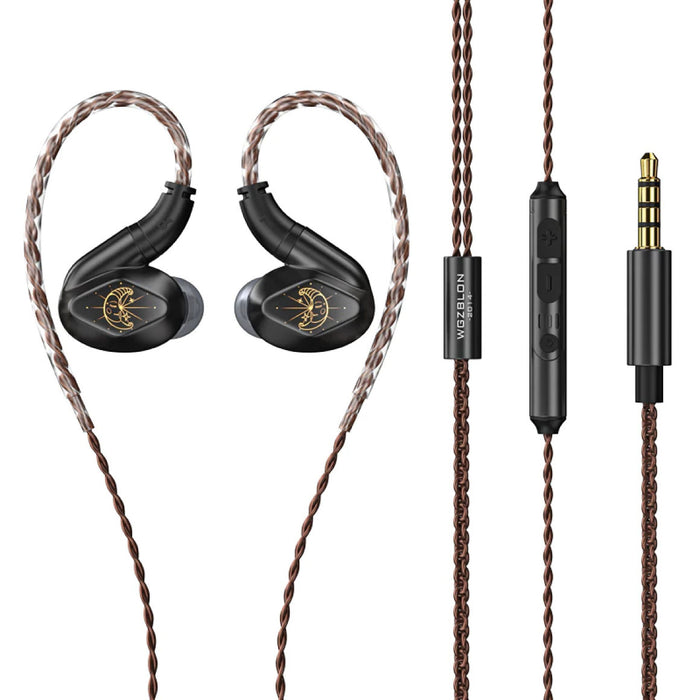 BLON Z200 HiFi 10mm Carbon Diaphragm Driver In Ear Earphone
