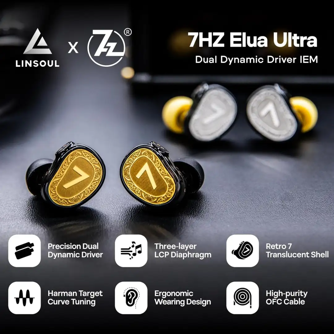 7HZ ELUA Ultra Dual Dynamic Driver IEM