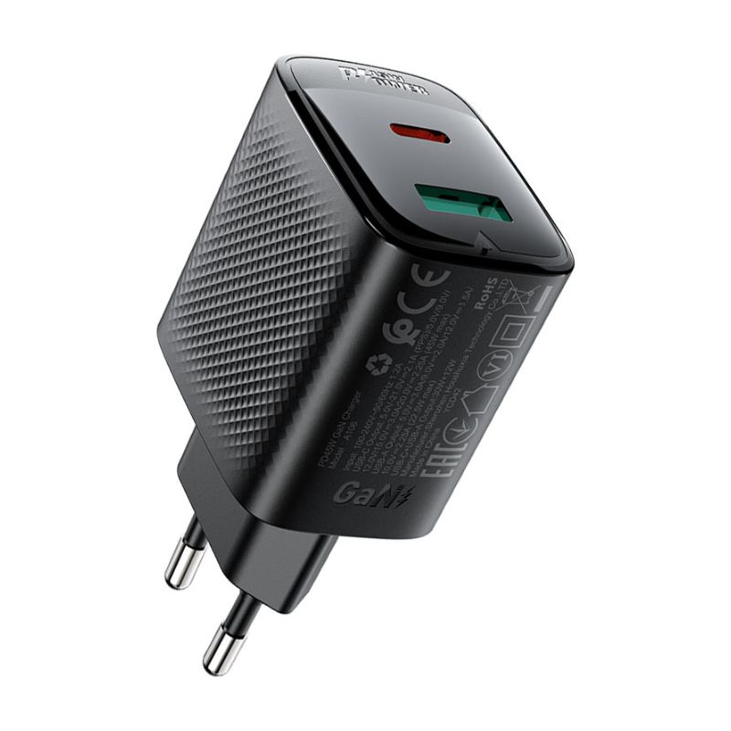 ACEFAST A106 45W PD GaN Fast Charging Dual Port Adapter