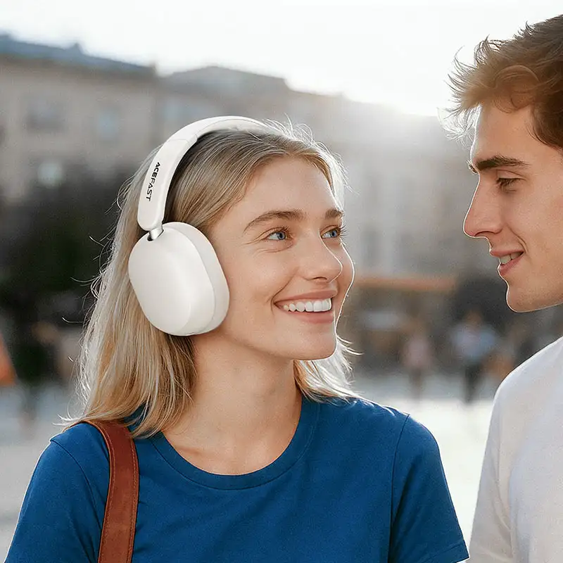 ACEFAST H12 wireless headset with hybrid ANC feature