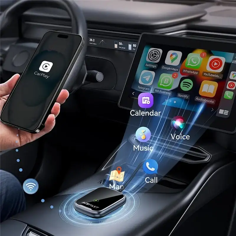 USB-A CarPlay dongle perfect for Bangladesh drivers