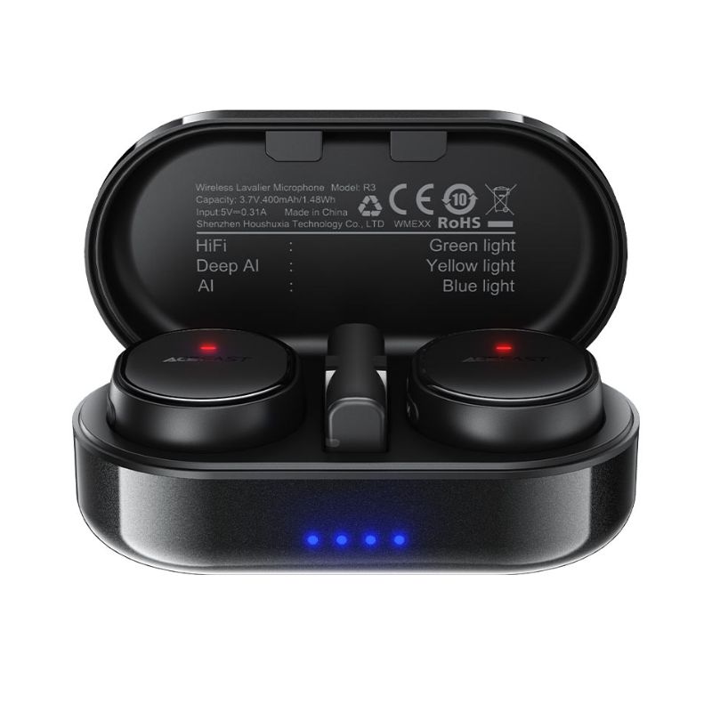 ACEFAST R3 Wireless Magnetic Lavalier AI Microphones