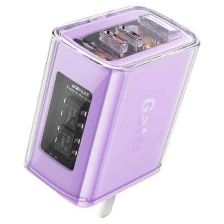 Acefast A47 PD 65W Crystal Charger Gan3 Wall Charger