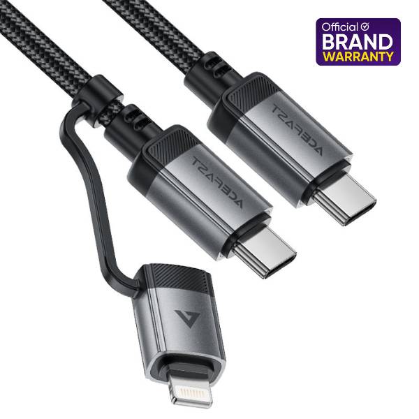 Acefast C20-01 Charging Data Cable USB-C to Lightning / USB-C