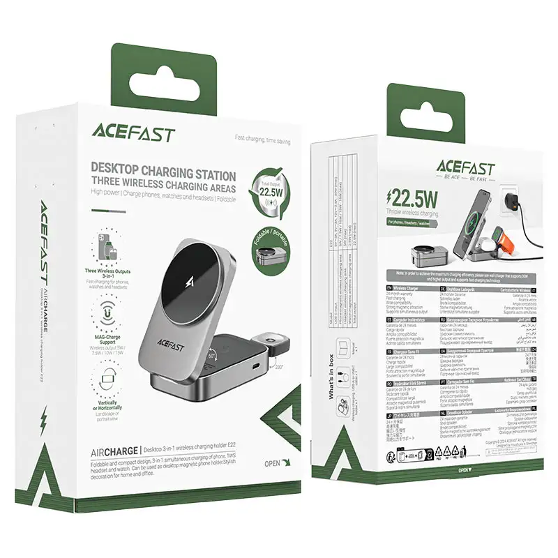 Premium Acefast 22.5W fast wireless charging stand