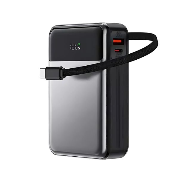 Acefast M21 20,000mAh 65W Power Bank with Attached Type-C Cable
