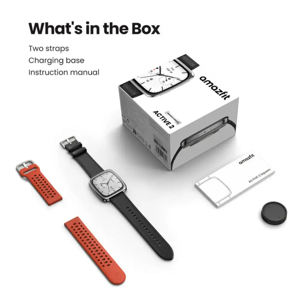 Amazfit Active 2 Square Premium Smart Watch