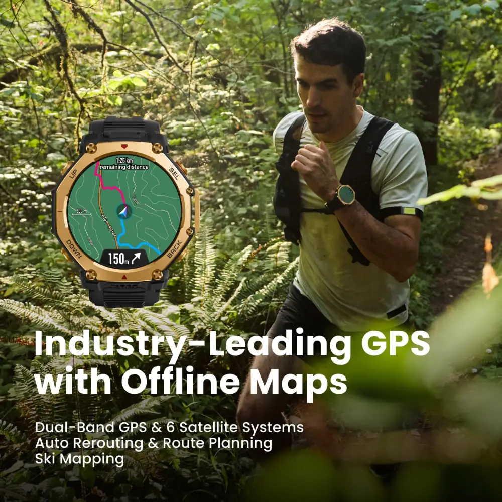Amazfit T-Rex 3 Pro rugged smartwatch with AMOLED display
