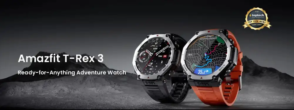 Amazfit T Rex 3 Rugged Amoled Display GPS Smartwatch