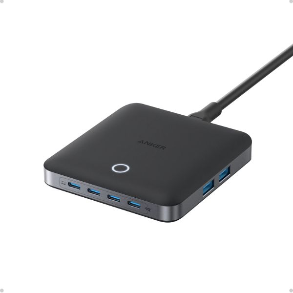 Anker 130W 6 Port PIQ 3.0 & GaN Nano Fast Charger Adapter
