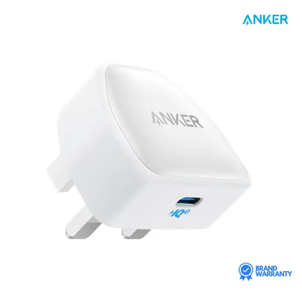 Anker 20W PowerPort III Nano PIQ 3.0 USB-C Charger (UK 3 PIN PLUG)