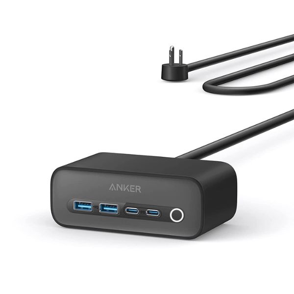 Anker 525 Charging Station 7-in-1 USB C Power Strip Max 65W