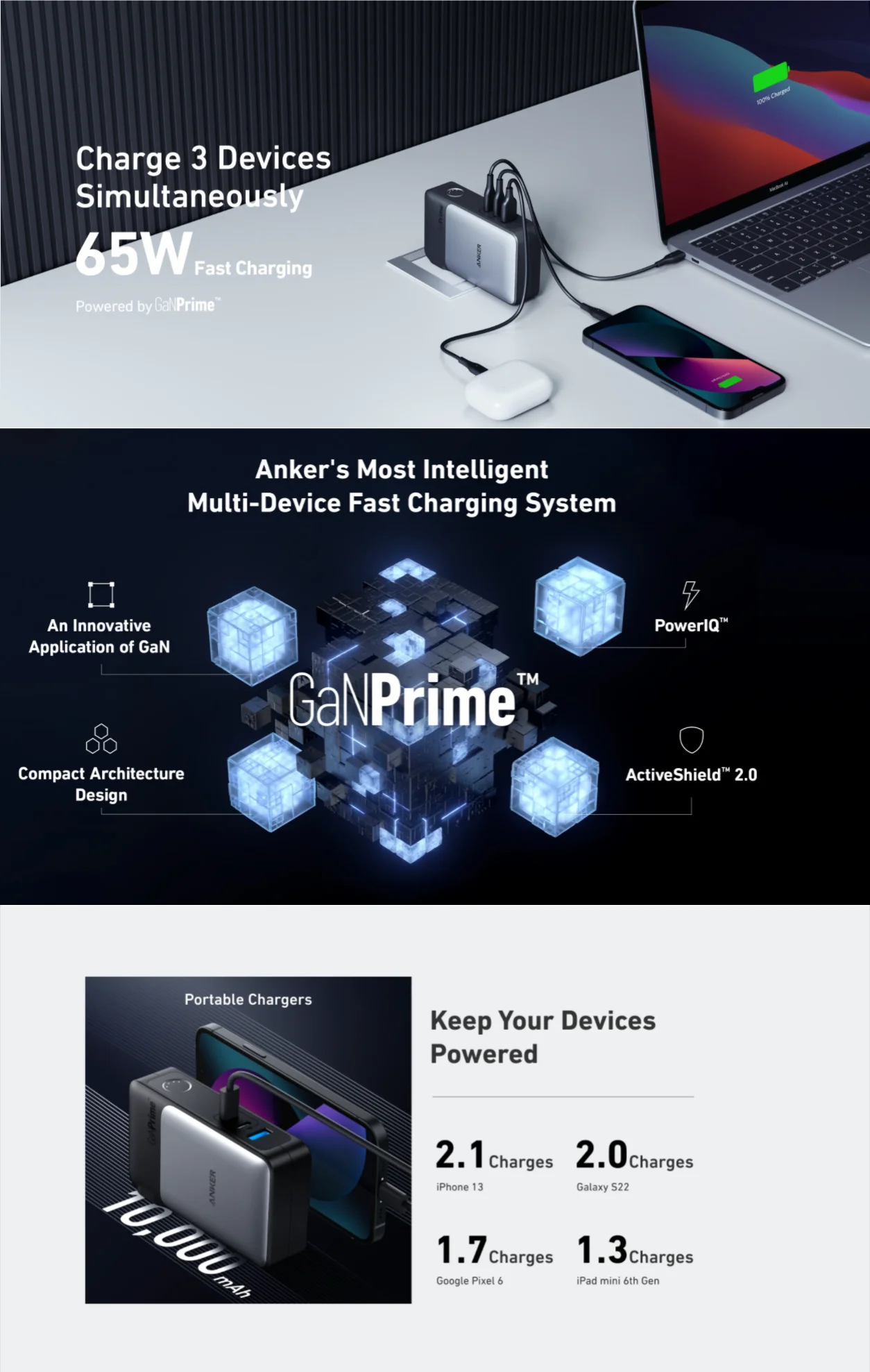 Anker 733 Power Bank (GaNPrime PowerCore 65W)