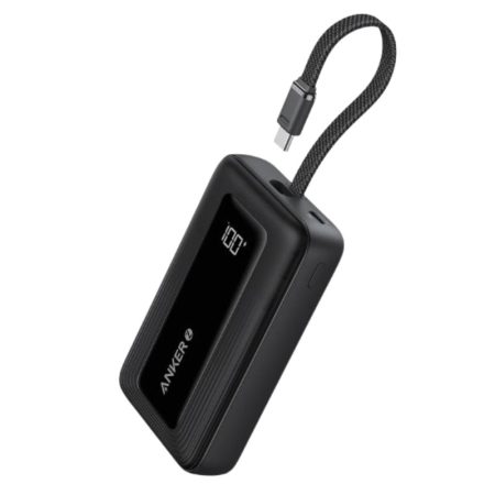 Anker A1688 Zolo 30W 10000mAh Power Bank with Built-In USB-C Cable