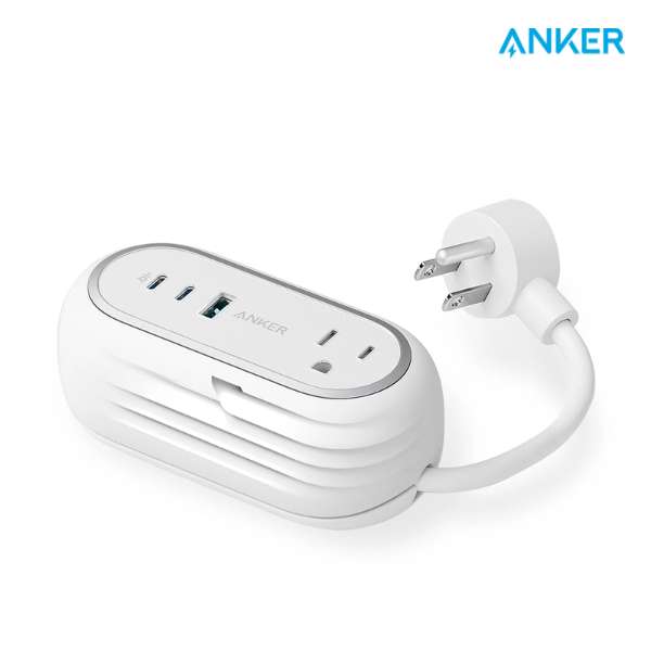 Anker GaNPrime 65W USB Power Strip (615) Series 6 3ft Extension Cord