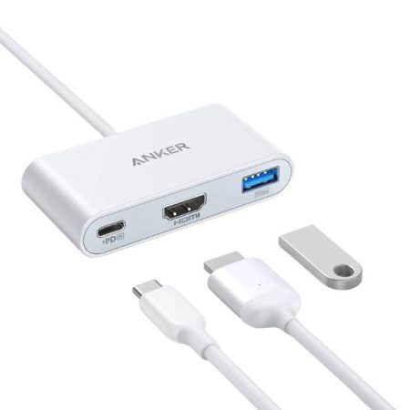 Anker PowerExpand 3-in-1 USB-C Hub A8339H21-5 Adapter