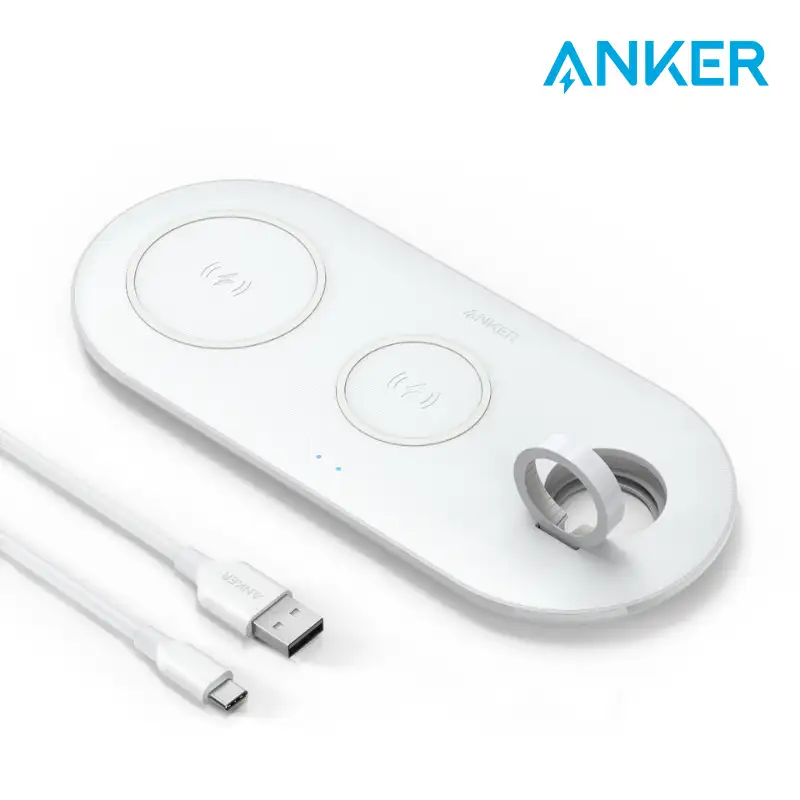 Anker PowerWave 3-In-1 Qi-Certified Pad Wireless Charging Station