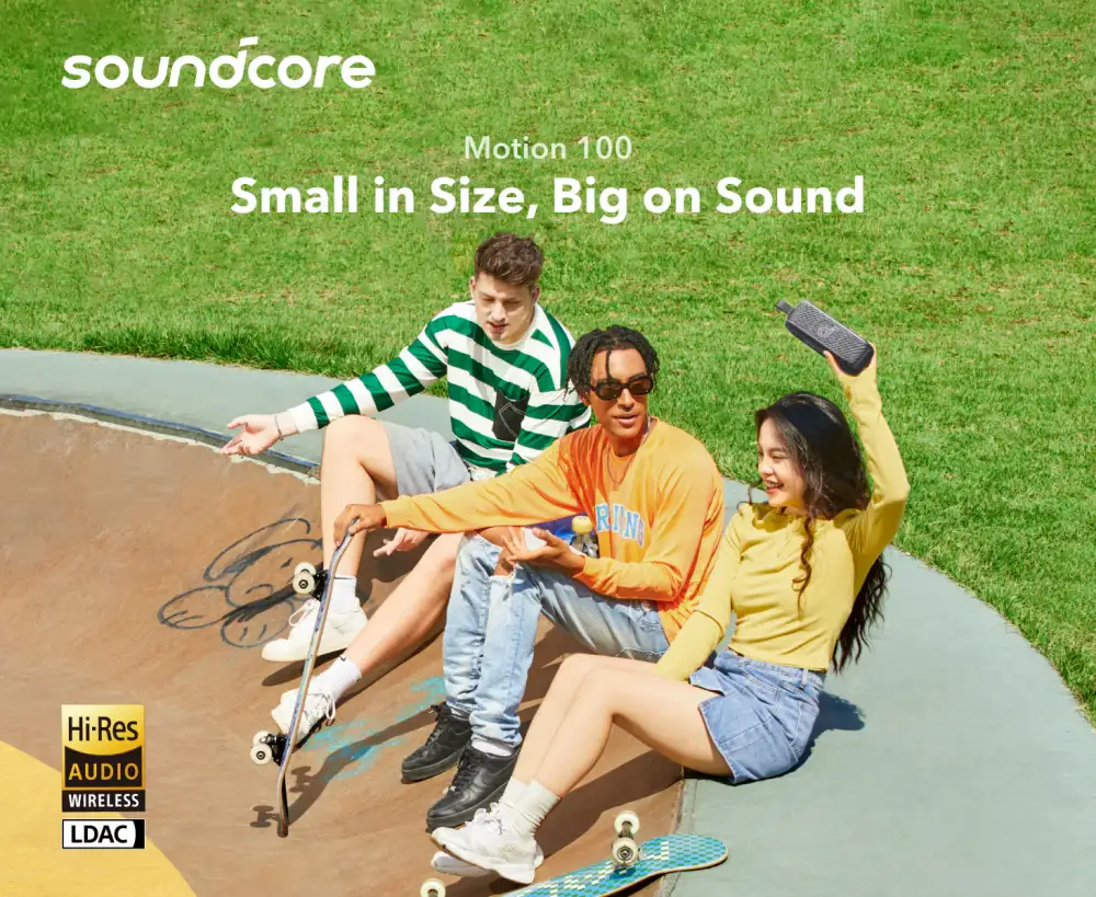 Anker Soundcore Motion 100 Portable Bluetooth Speaker HiRes LDAC Audio