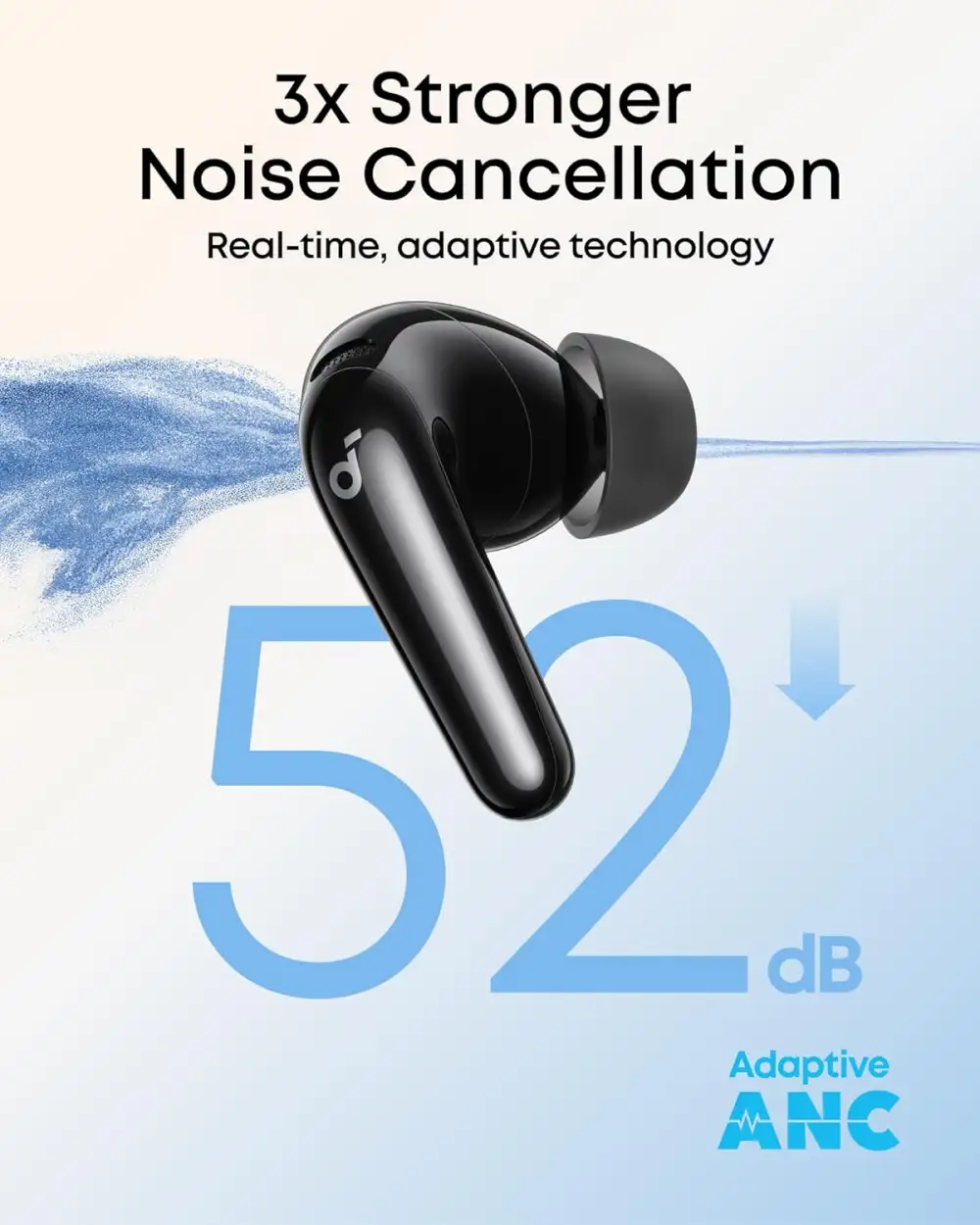 Anker Soundcore P31i ANC true wireless earbuds with ergonomic in-ear design