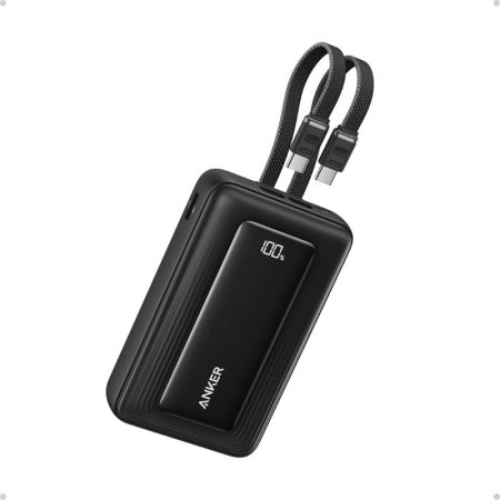 Anker Zolo 20000mAh 45W Power Bank with Built-in USB-C Cables