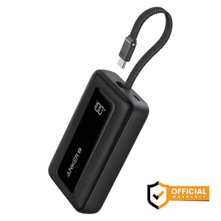 Anker Zolo 30W Power Bank 10000mAh with Built-in USB-C Cable