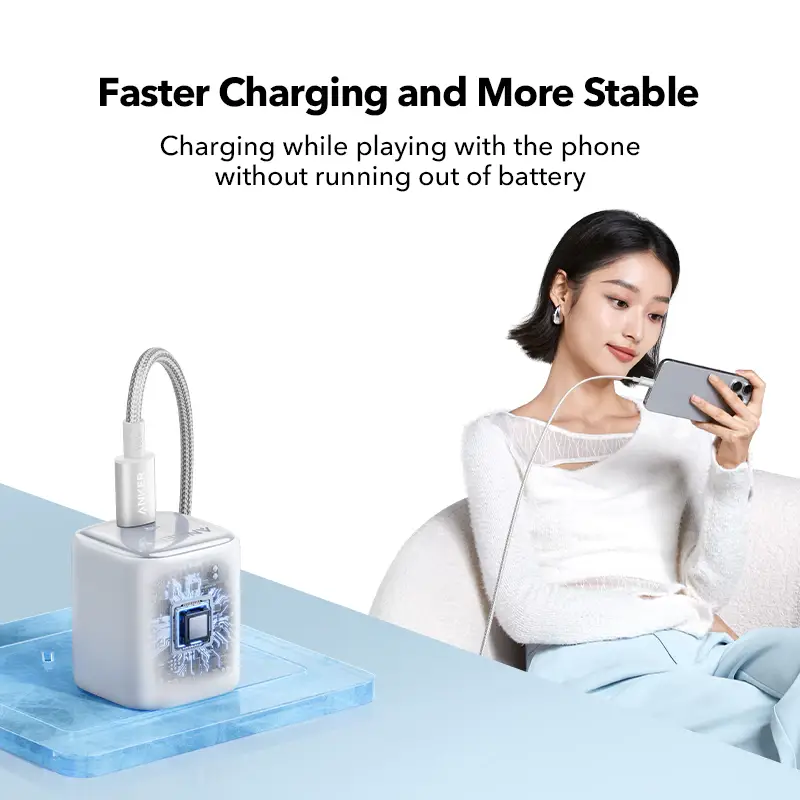 Anker Zolo A2698 30W GaN charger compact design