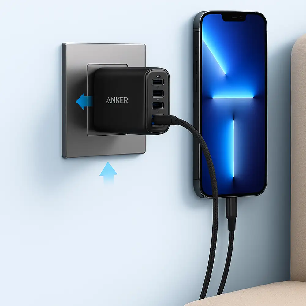 Anker Zolo 70W 4-Port Desktop Charger A121C