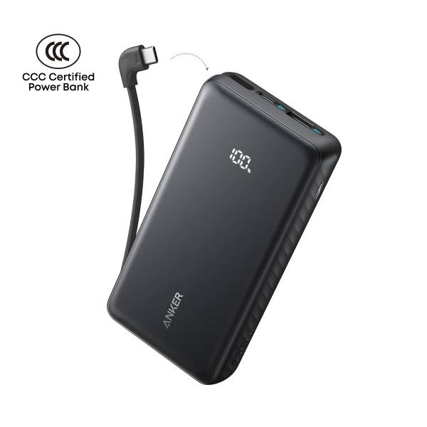 Anker Zolo A110E 20000mAh 22.5W Fast Charging Power Bank with USB-C Cable