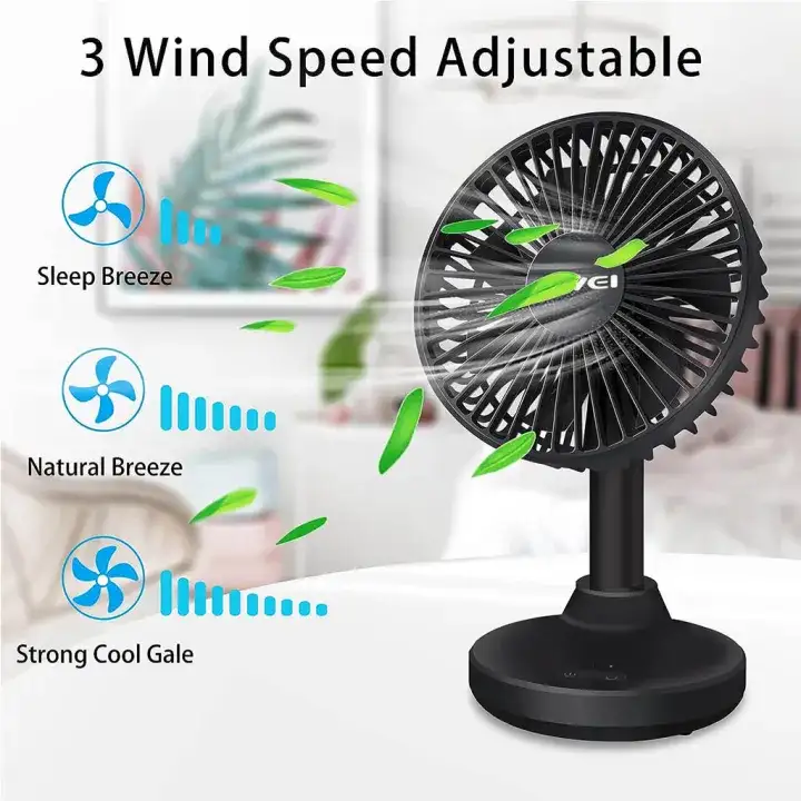 Awei F29 Mini Desktop Oscillating Rechargeable Fan