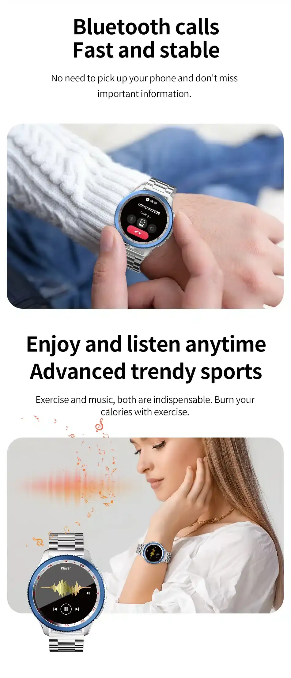 Awei H57 AMOLED Wristwatch Smart Watch