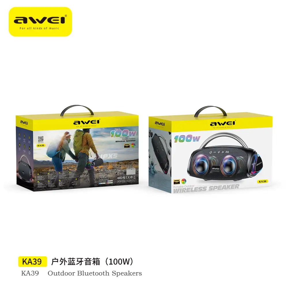 Awei KA39 100W Bluetooth Speaker with Portable Carrying Handle