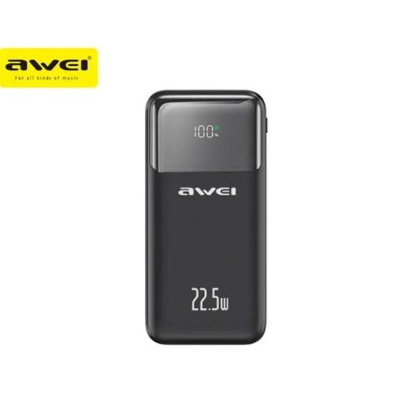 Awei P106K 10000mAh 22.5W Fast Charging Digital Display Power Bank