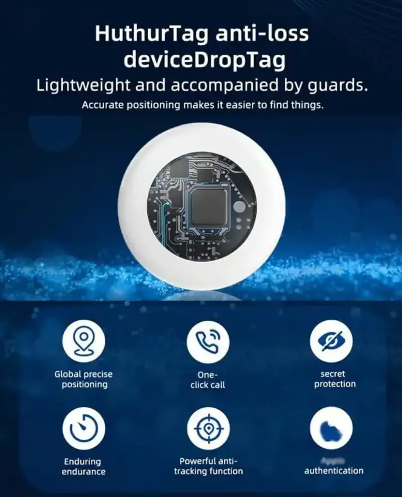 A sleek studio shot of the Awei P50 Portable GPS Smart Tracker
