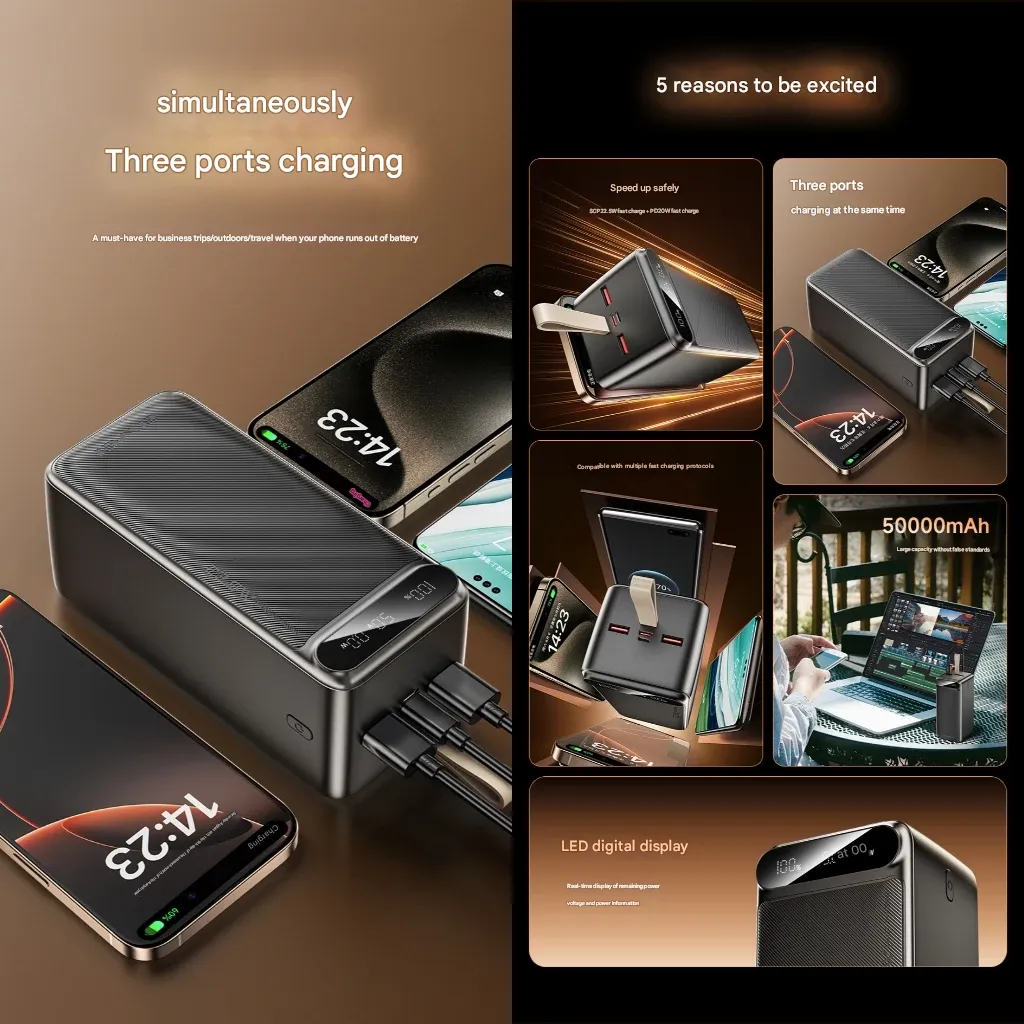 Awei PA13 50000mah Powerbank 22.5W Fast Charging 