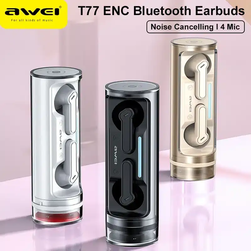 Awei T77 ENC earbuds with clear noise reduction