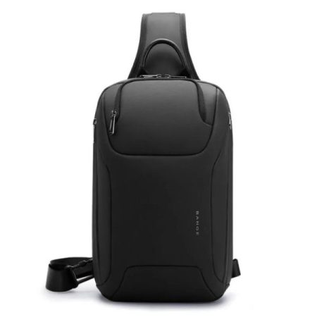 BANGE BG-8031 Men Chest Bag Business Duty Large Capacity Shoulder Crossbody Bag (Black)