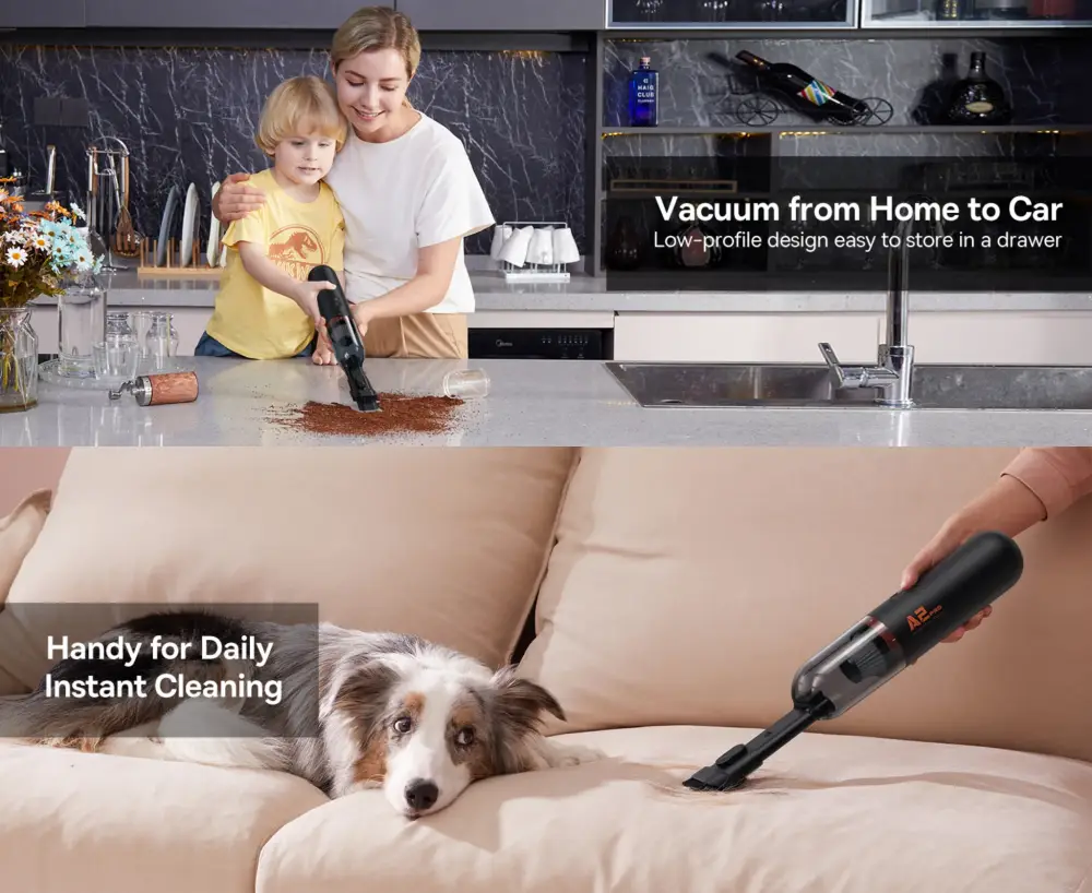 BASEUS A2 Pro 6000Pa Powerful Car Vacuum Cleaner