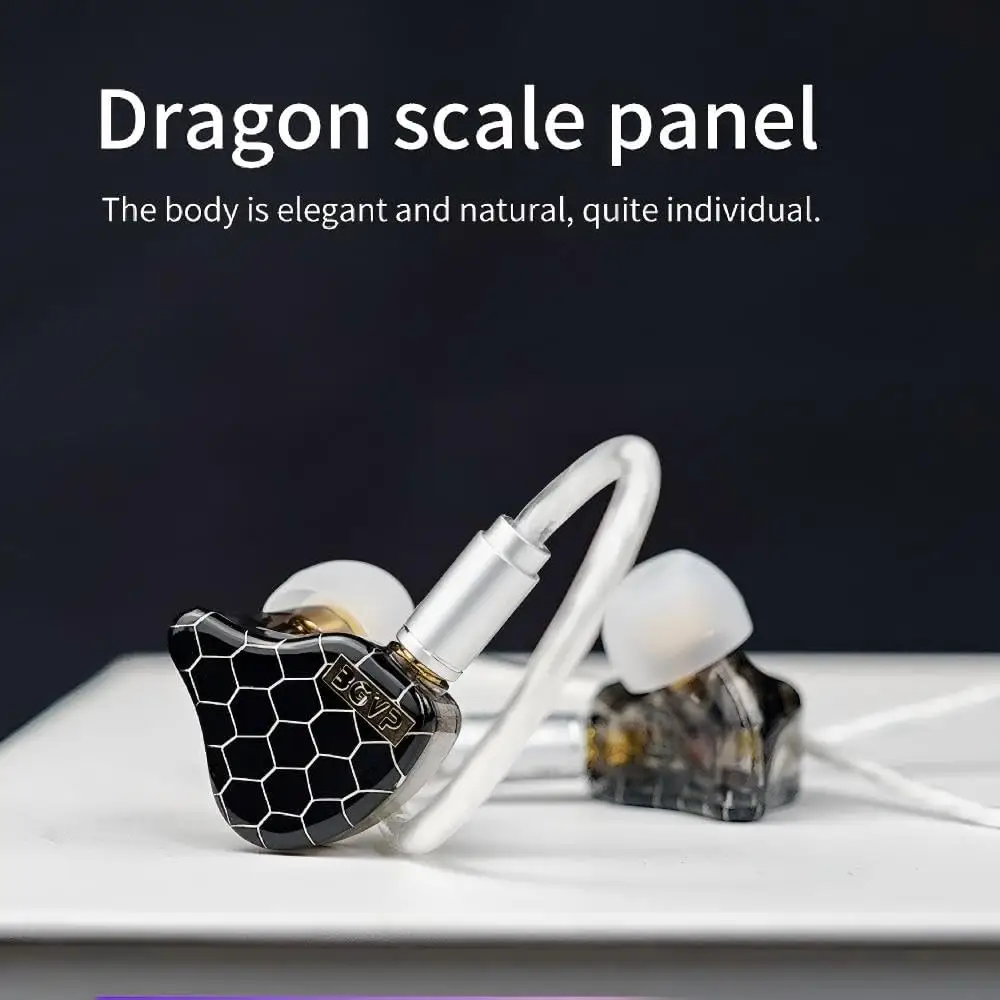 BGVP Scale Pro 1DD+1BA Hybrid Driver IEM Earphones