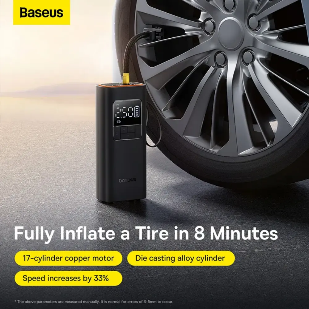 Baseus 4000mAh Wireless Car Tire Pumper