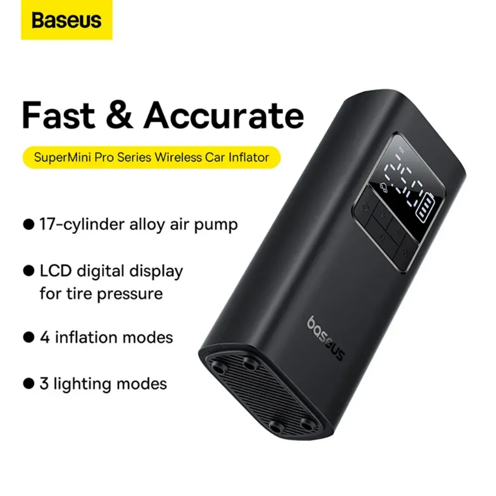 Baseus 4000mAh Wireless Car Tire Pumper