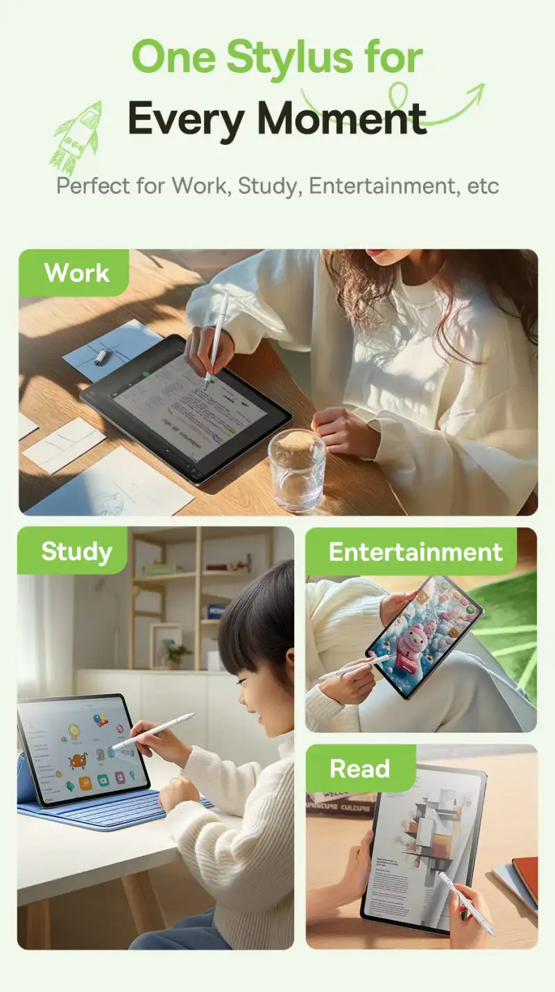 Baseus BS-PS051 3 in 1 Multifunctional Magnetic Stylus Pen