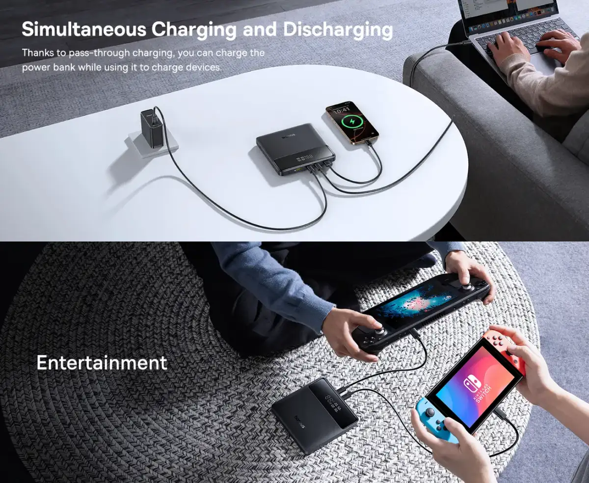 Baseus Blade H1 Lite 100W fast charging power bank