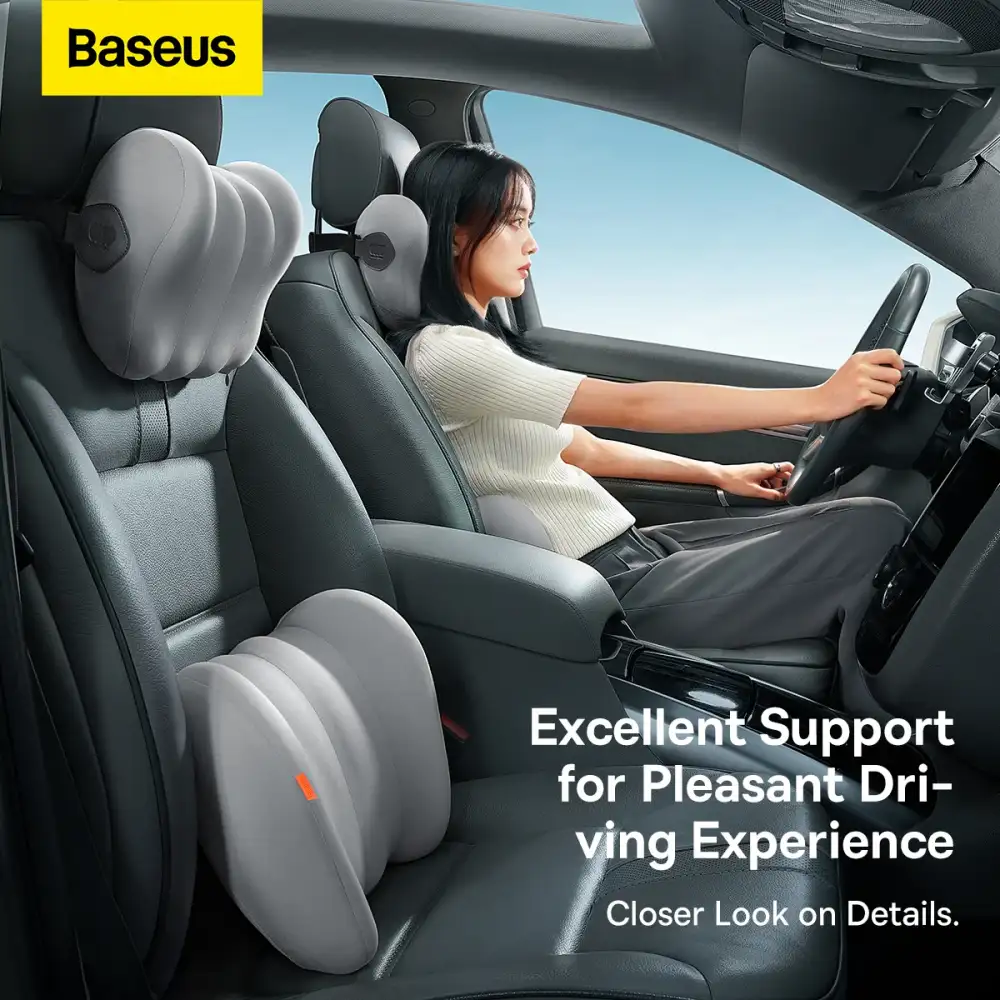 Baseus ComfortRide Series Car Headrest Lumbar Pillow Bangladesh