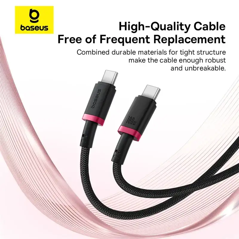 Baseus Dura 100W 2M Charging Cable Type-C to Type-C