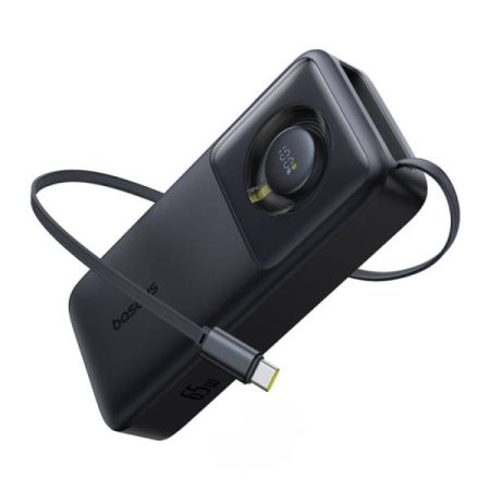 Baseus Free2Pull 65W 20000mAh Power Bank with Built-in Type-C Cable