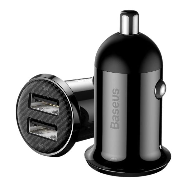 Baseus Grain Pro Car Charger Dual USB 4.8A