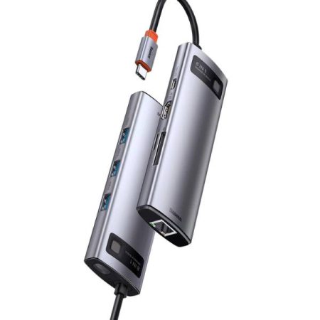 Baseus Metal Gleam Series 8-in-1 Multifunctional Type-C HUB